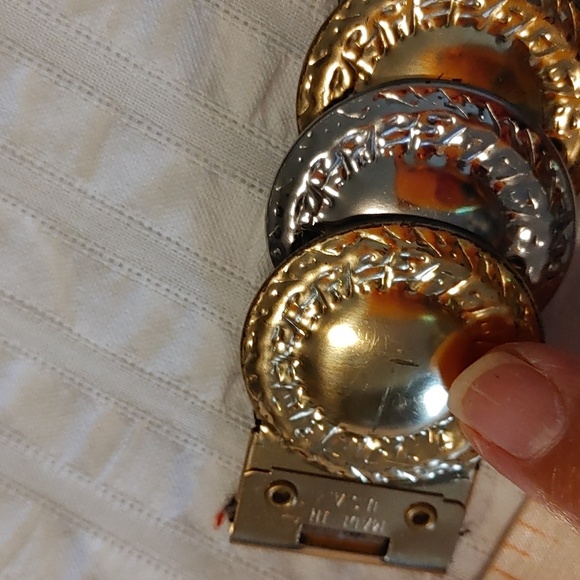 Funky Medallion/Coin Look Vintage Belt - Picture 8 of 11